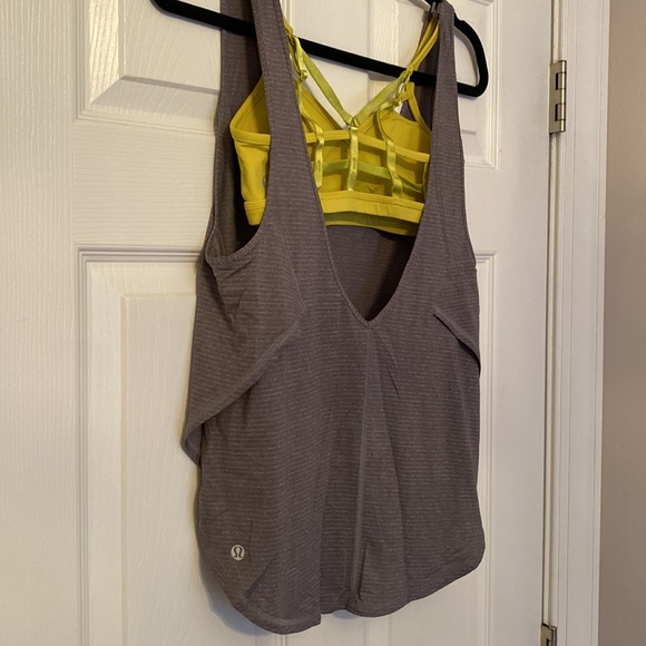 Lululemon Tank with Attachable Sports Bra - Picture 1 of 7